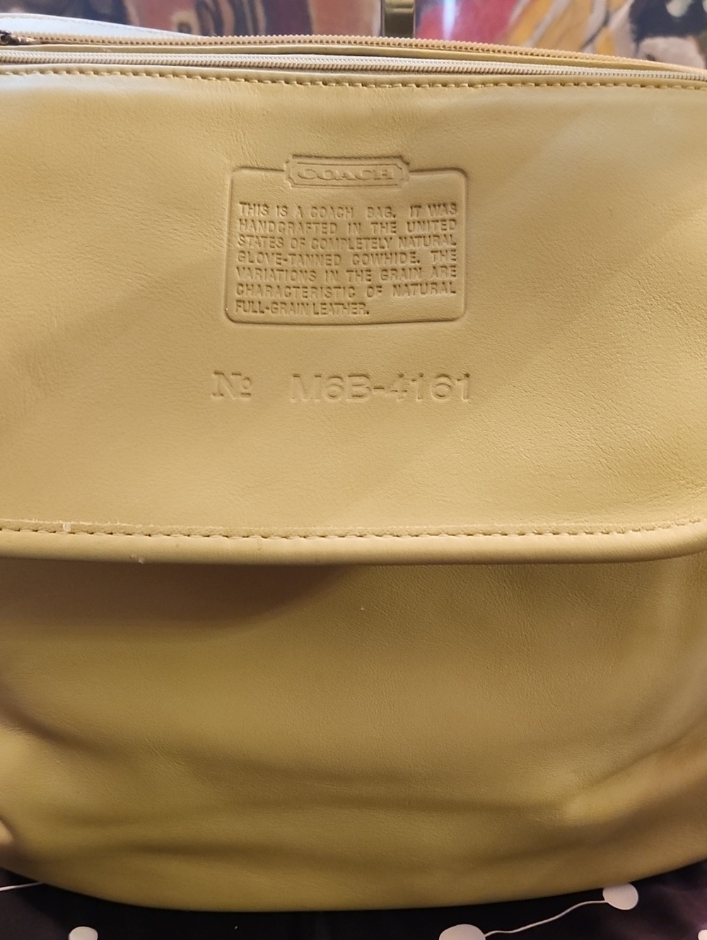 Coach Pebbled Leather Shoulder Bag in LIME GREEN